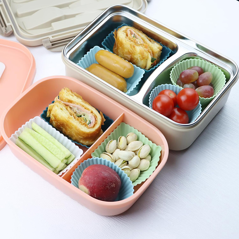 4/10/12Pcs Reusable Silicone C - Meal Prep Bowl recension och pris