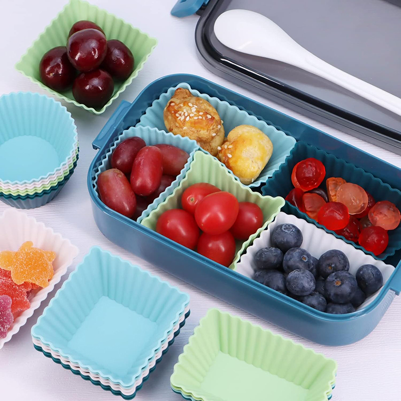 4/10/12Pcs Reusable Silicone C - Meal Prep Bowl recension och pris