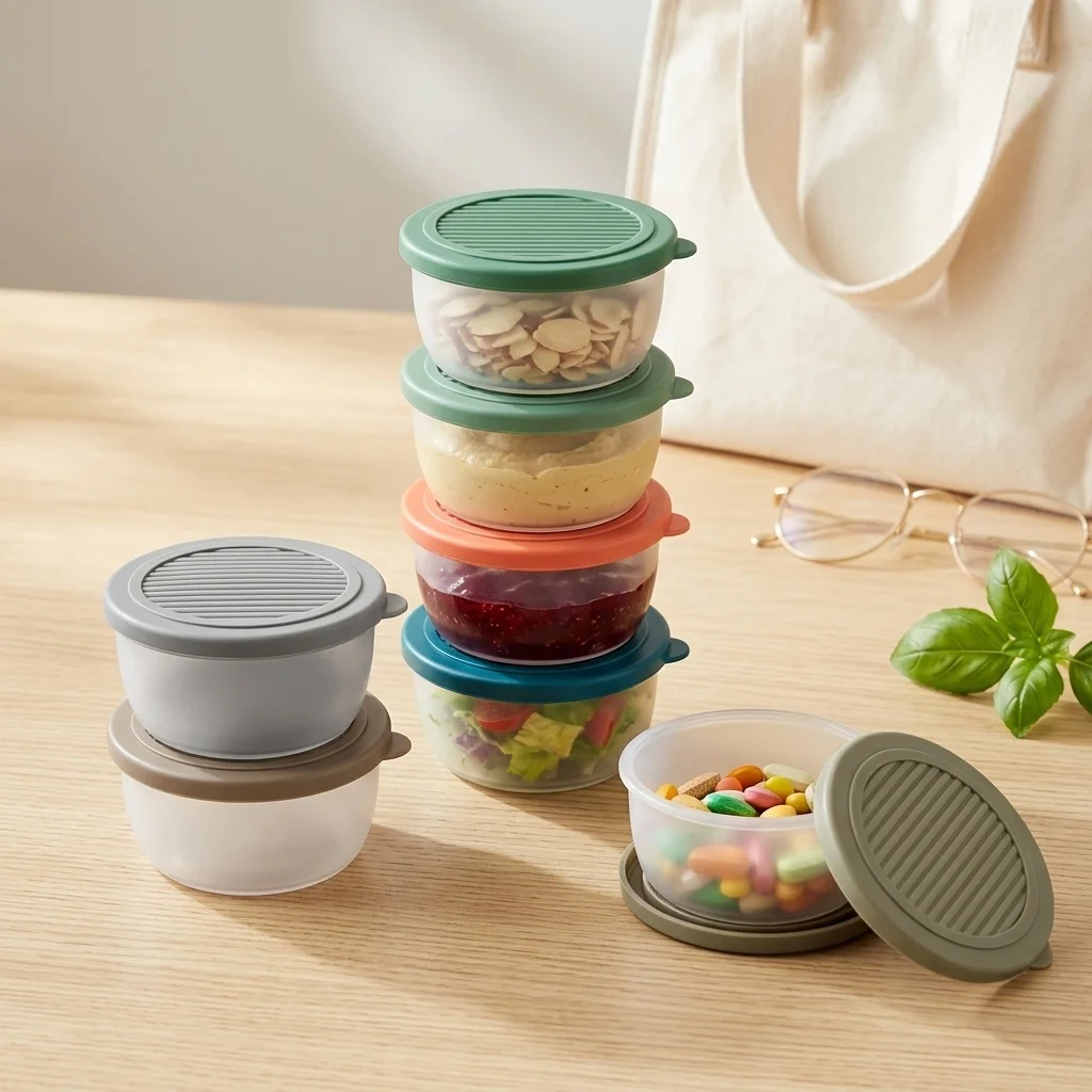 2/6Pcs Mini Plastic Dressing S - Sauce Dipping Cup recension och pris