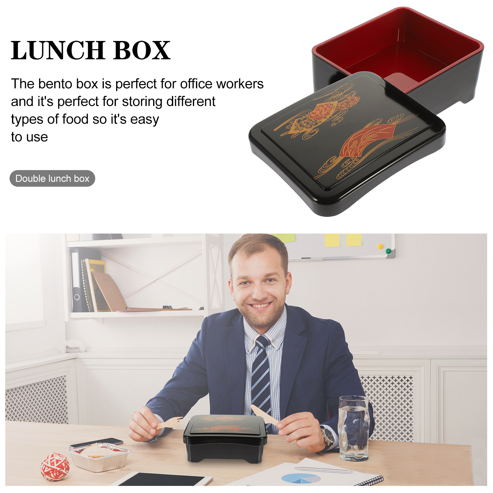 1Pcs Heavy Duty Bento Box Food - Meal Prep With Rice recension och pris